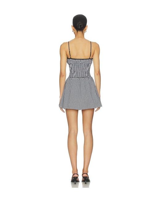 Frankie's Bikinis Blue Coast Poplin Mini Dress
