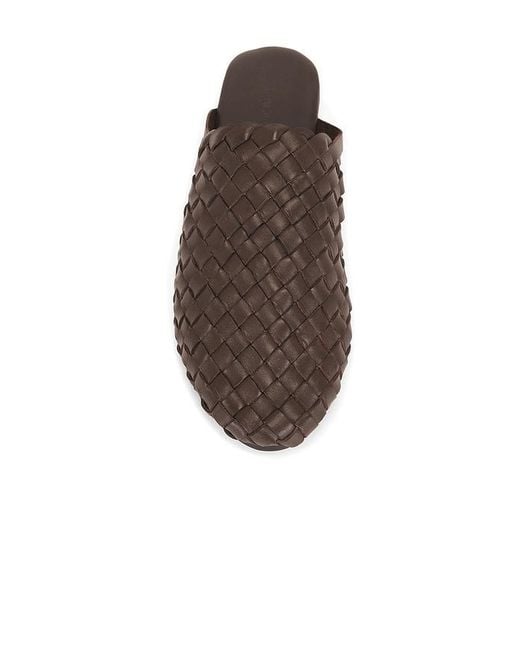 St. Agni Brown Bunto Woven Slide