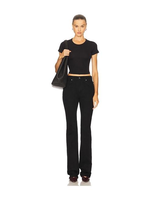 GRLFRND Black Remy Slim Boot