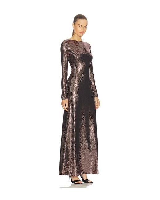LAPOINTE White X Revolve Mirror Jersey Boatneck Gown
