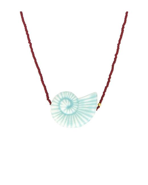 Anni Lu Nautilus ペンダントネックレス Multicolor