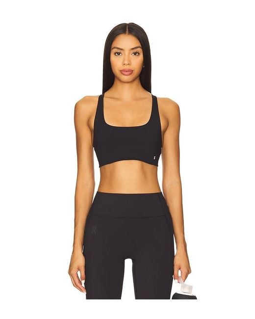 On Shoes Black Studio Bra Top