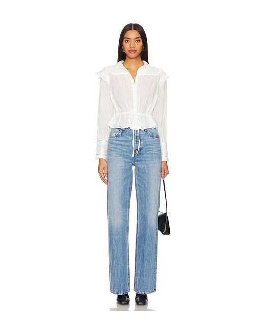 Blusa Solid Daybreak En Color Blanco Talla (También En S, Xl) Free People de color White