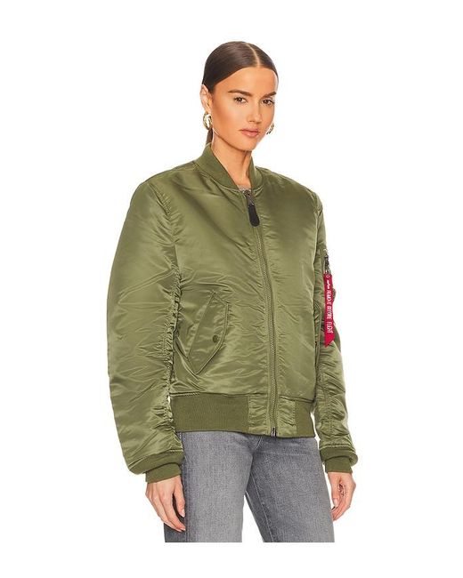 Alpha Industries Green Ma-1 Slim Fit