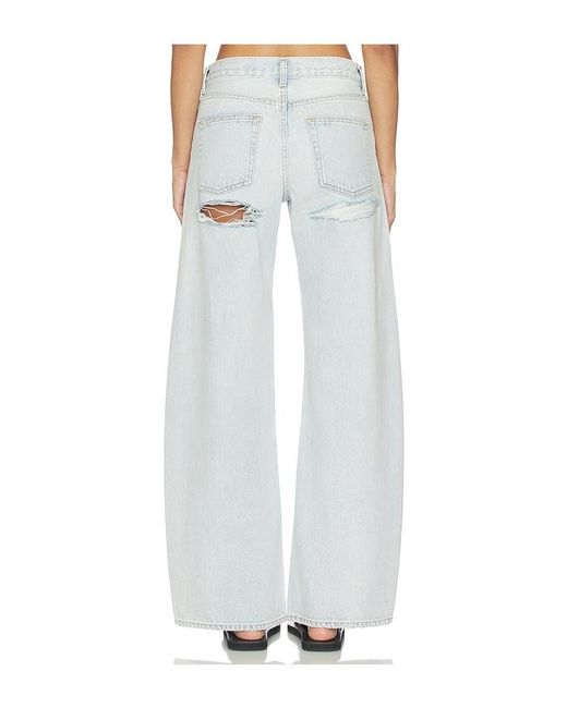 GRLFRND White Rory Short Rise Baggy