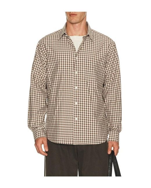 Theory Multicolor Park Check Weekend Shirt for men