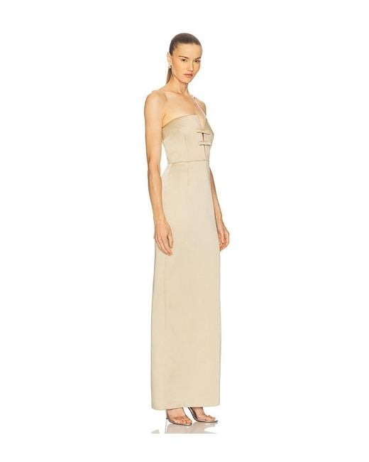 The New Arrivals Ilkyaz Ozel White Noa Maxi Dress