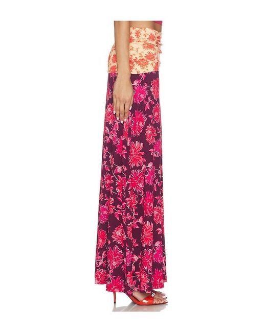 Susmie's Red Flora Skirt