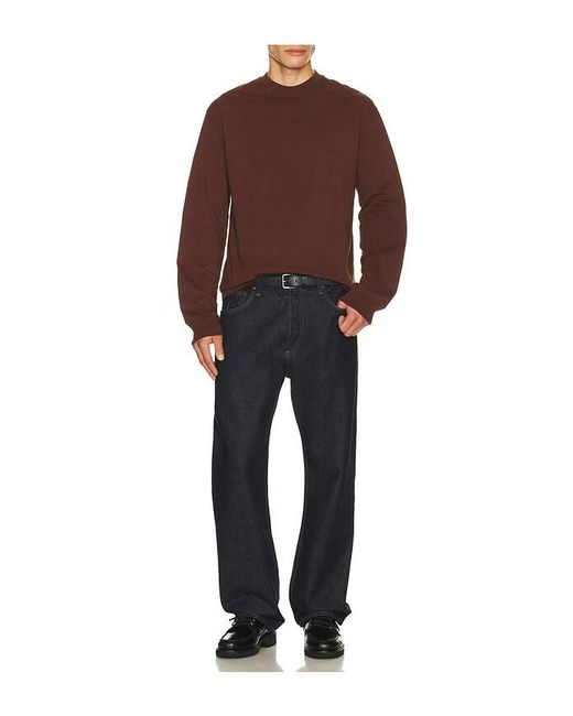 Agolde Brown Long Sleeve Asha Tee for men