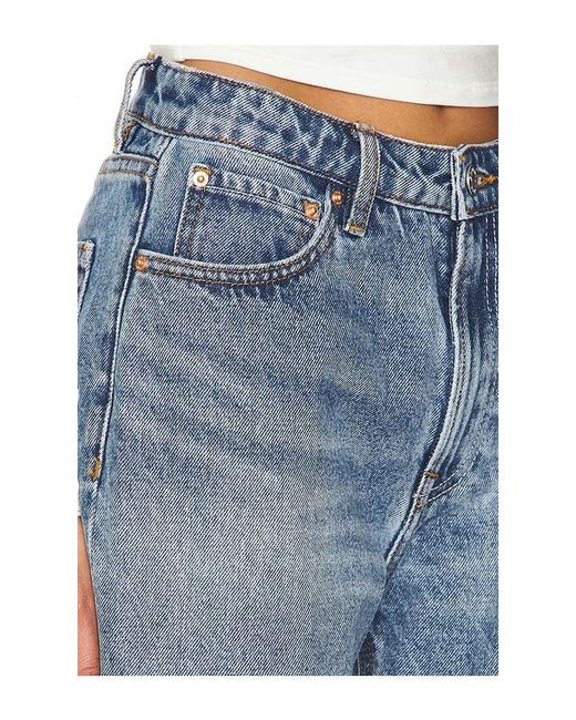 GRLFRND Blue Eva Relaxed 90's Jeans