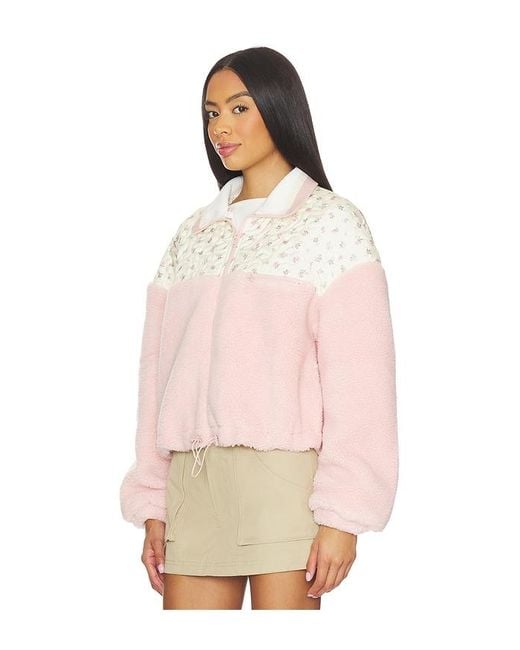 For Love & Lemons Pink Jacke Saide