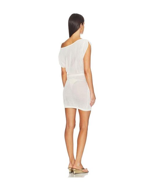 LSPACE White Frankie Mini Dress