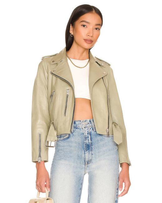 AllSaints Leather Balfern Biker Jacket 