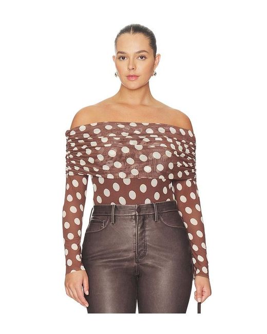 AFRM Black Maxine Bodysuit