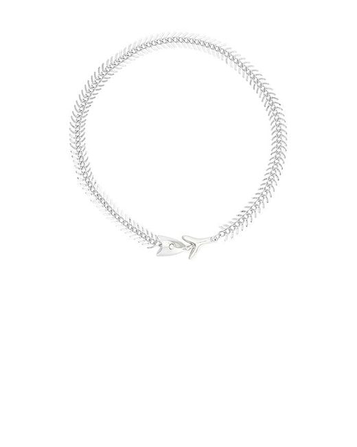 Frasier Sterling Metallic X For Love & Lemons Off The Hook Necklace
