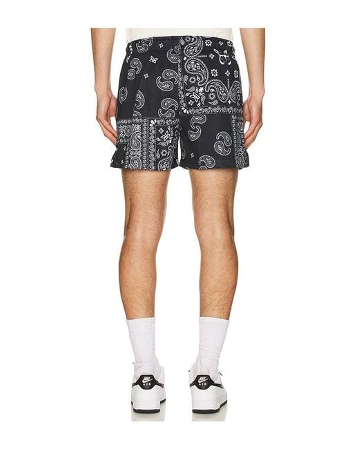 Ryoko Rain Black Original Paisley Shorts for men