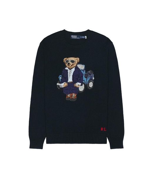 Polo Ralph Lauren Bear Sweater in Black for Men Lyst UK