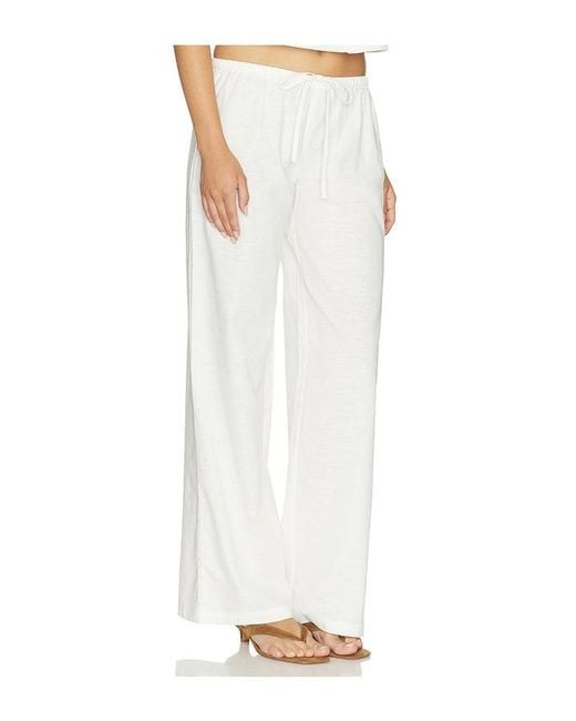MORE TO COME White Jamie Pant