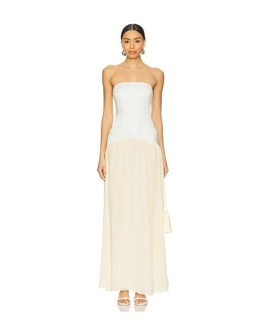 knee length dresses for ladies WeWoreWhat Strapless Corset Midi main image 1