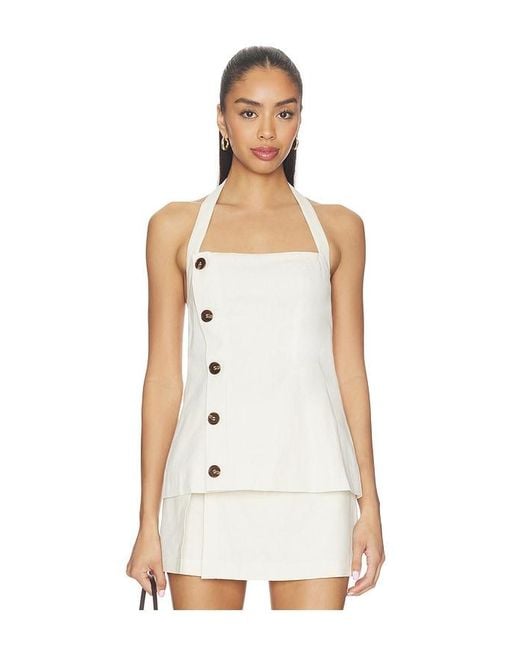 Lovers + Friends White Paulina Top