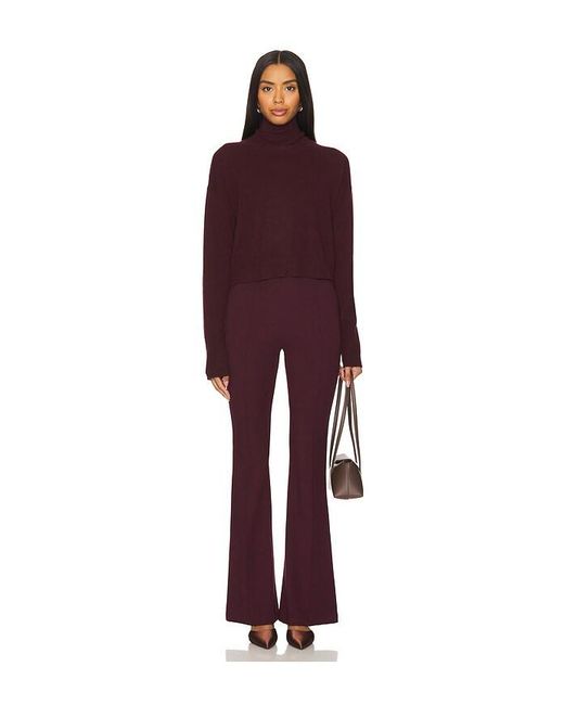 SABLYN Purple Rollkragenpullover Sable