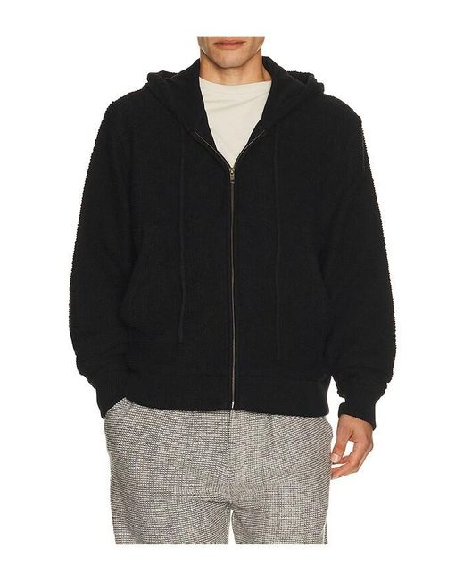 Isa Boulder Black Node Zip-Up Jacket for men