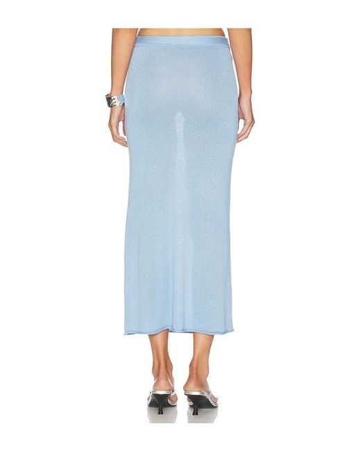 La Porte Blue Sonya Knit Skirt