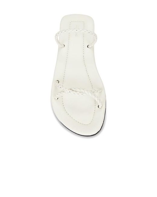 St. Agni White Woven Rope Slide