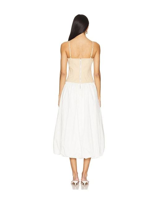 Line & Dot White Anthia Dress