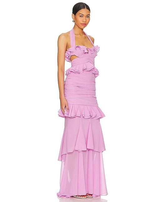 MAJORELLE Pink Jerry Gown
