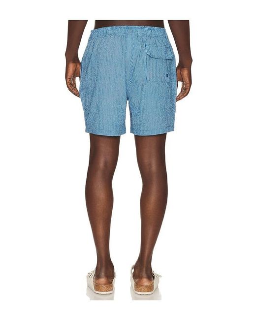 Barbour Blue Somerset Swim Short for men