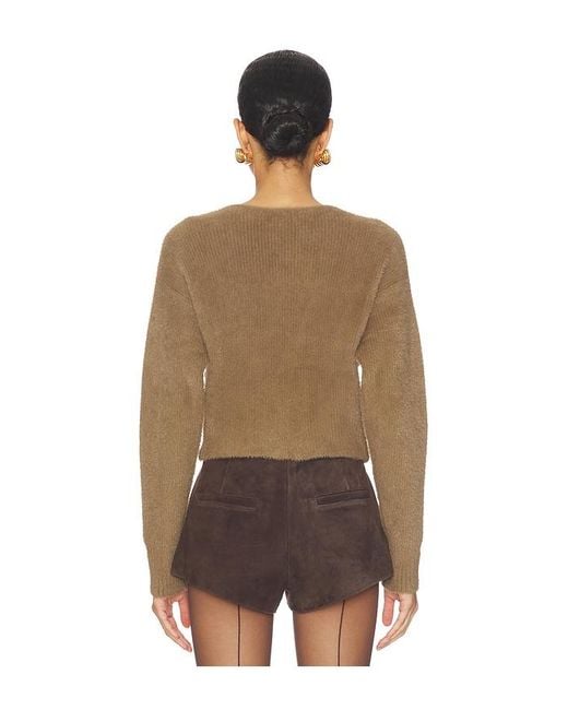 L'Agence Brown Antonella Surplus Pullover