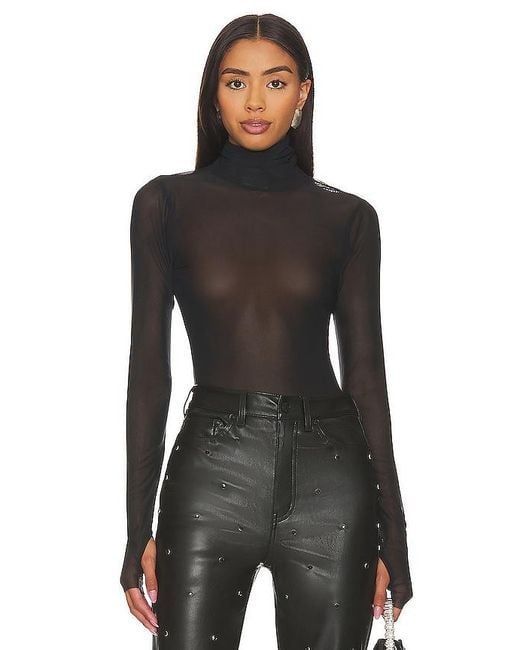 AFRM Black X Revolve Essentials Zadie Top