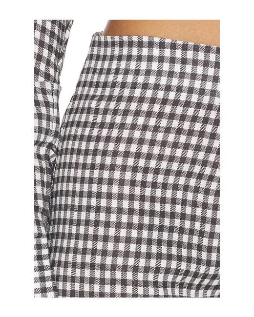 AEXAE Gray X Revolve Linen Capri Pant