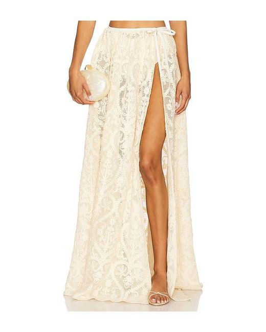 SAU LEE Natural Amare Maxi Skirt