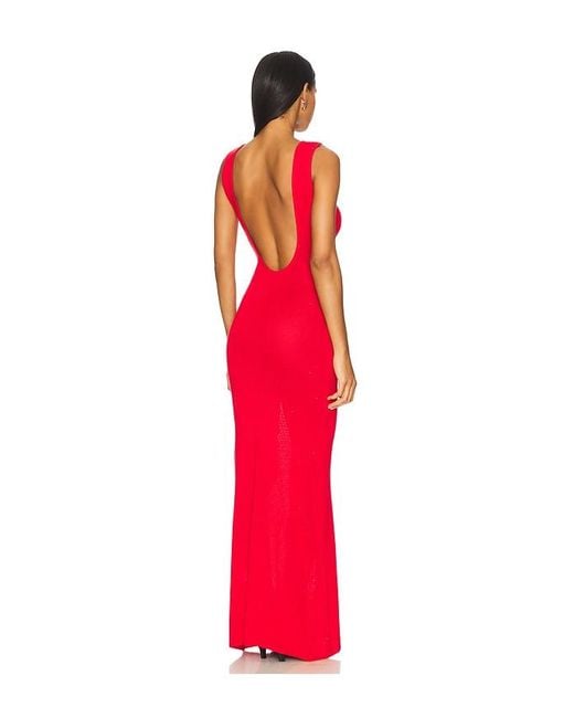 Runaway the Label Red Adriana Maxi Dress
