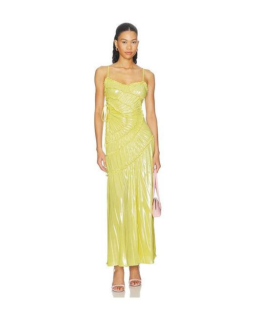 Georgia Hardinge Yellow Starlight Dress