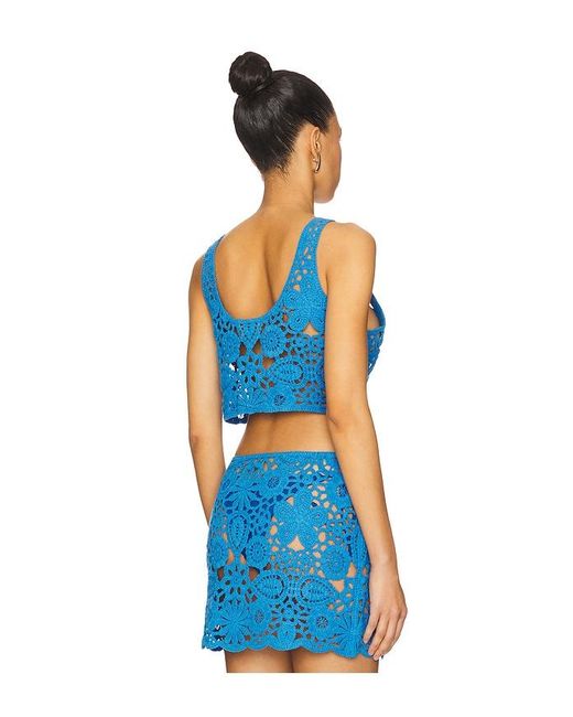 SNDY'S Blue Tala Top