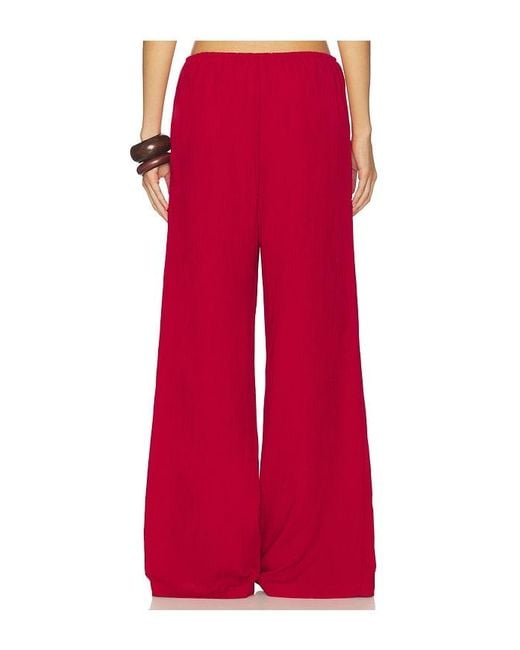 SOVERE Red Aine Pants