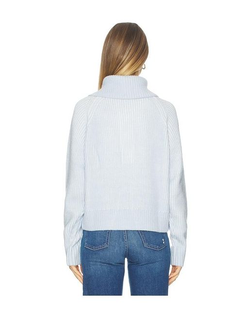 Varley White Filey Plated Sweater