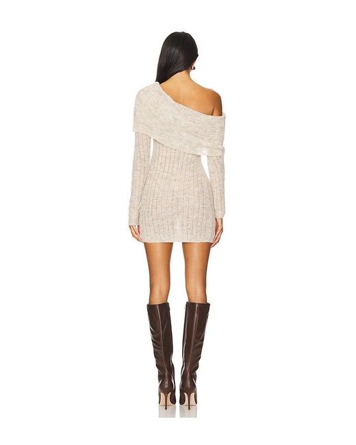 Lovers + Friends Natural Ionela Off The Shoulder Dress