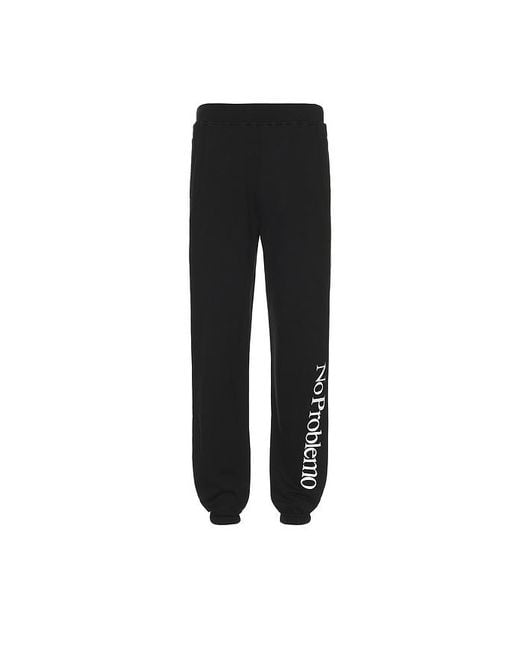 No Problemo Black Sweatpant for men