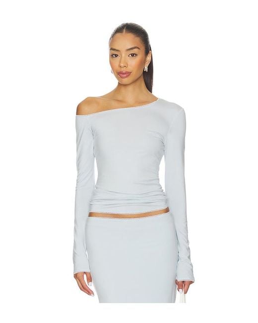 Adrira Top En Color Bebe Azul Talla (También En M, S, Xl, Xs) The Line By K de color White