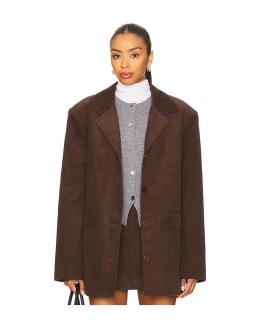 SER.O.YA Brown Hera Blazer