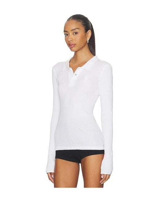 OperaSPORT White Aria Seamless Top