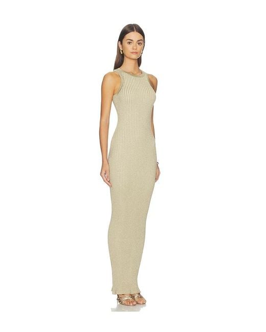 superdown White Rumi Knit Maxi Dress