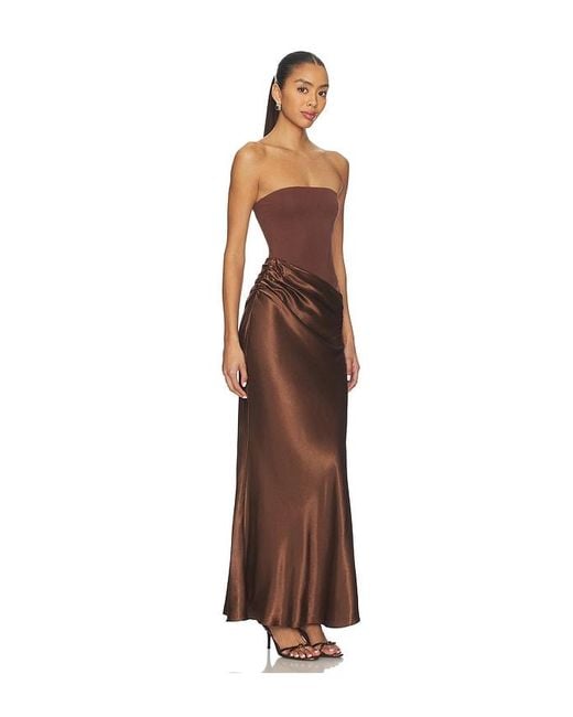 ALL THE WAYS Brown Carrie Maxi Dress