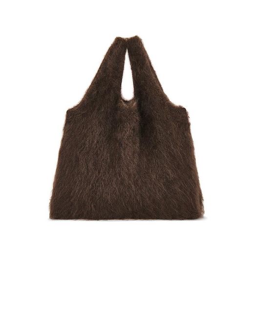 Lisa Yang Brown Gebürstete Tragetasche Oma