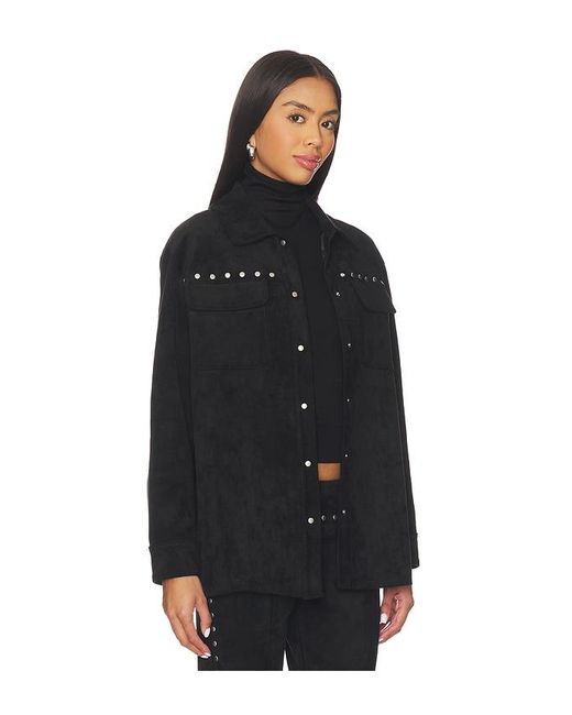 Amanda Uprichard Black Nirvana Suede Jacket