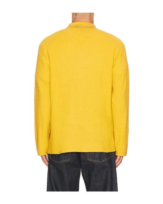 Isa Boulder Yellow Aurum Drift Shirt for men